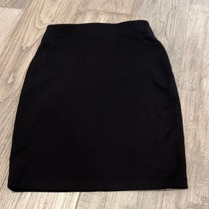 Black pencil skirt
